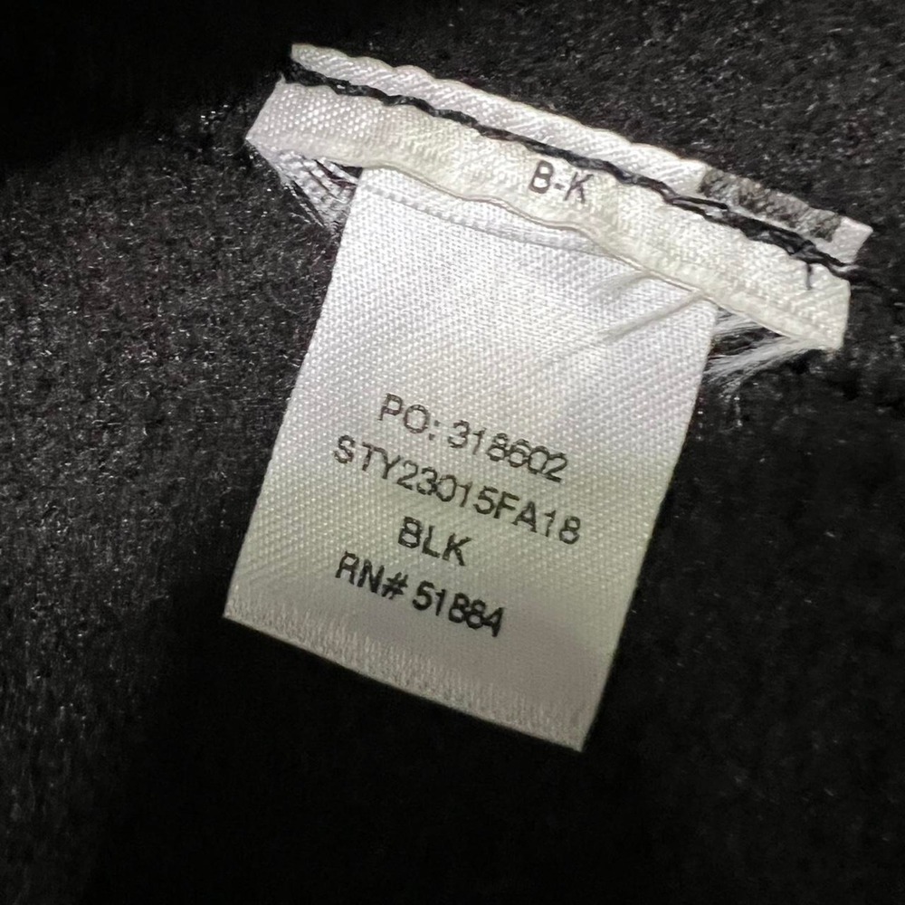 Patagonia Fleece Vest Womens L Black Synchilla Full Zip Sierra Bible Church Logo - Picture 8 of 9